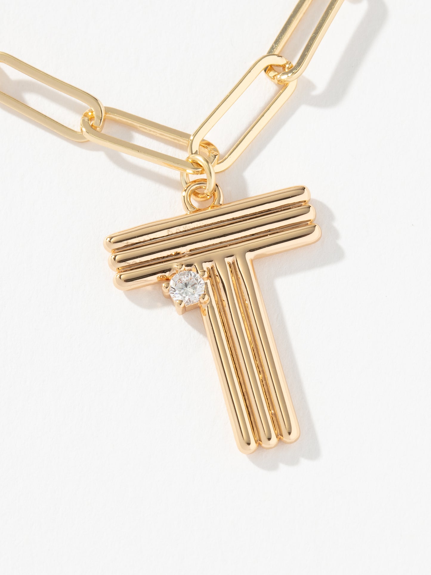 Muse Initial Layered Necklace | Gold T | Product Image | Uncommon James