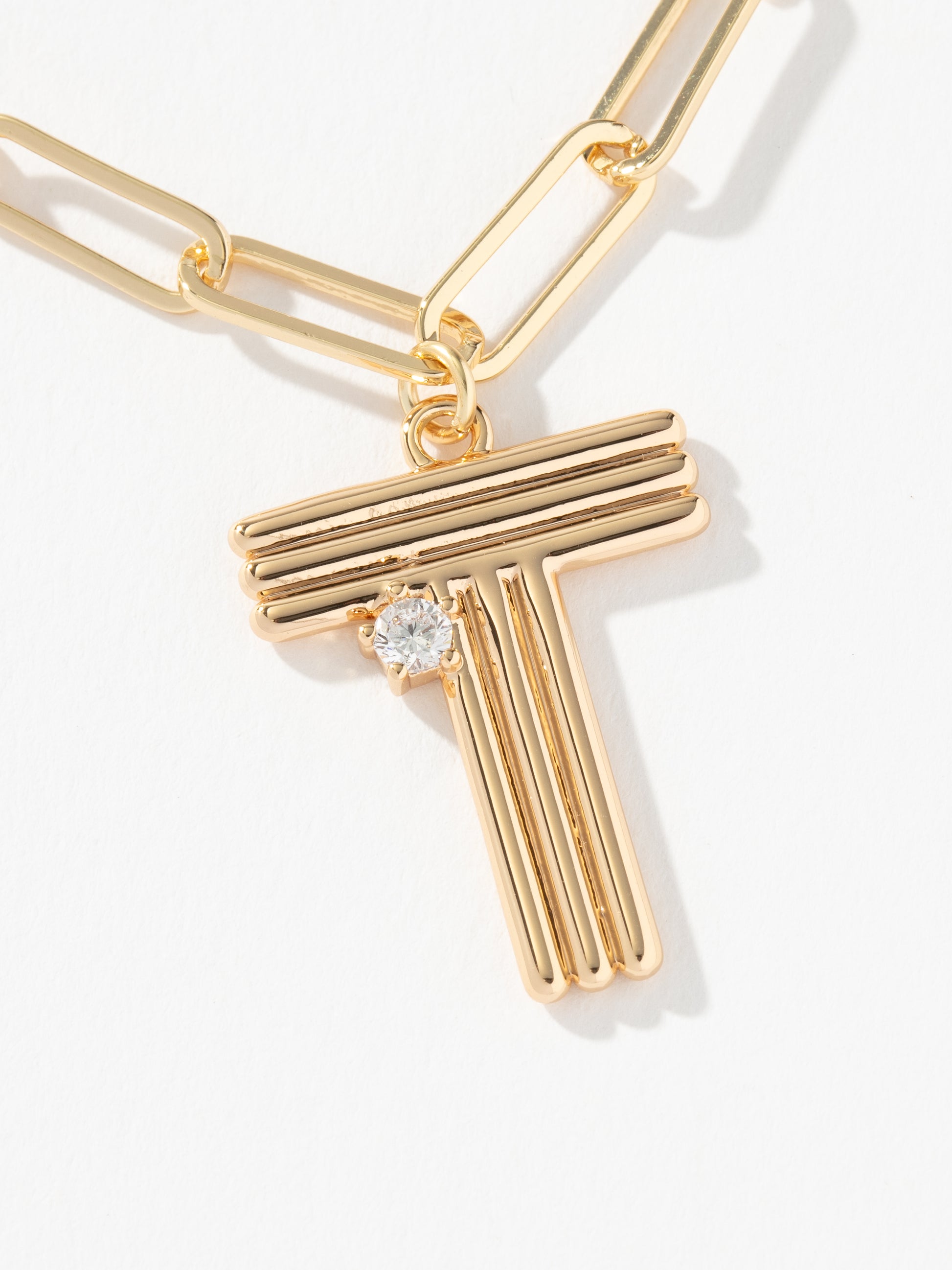 Muse Initial Layered Necklace | Gold T | Product Image | Uncommon James