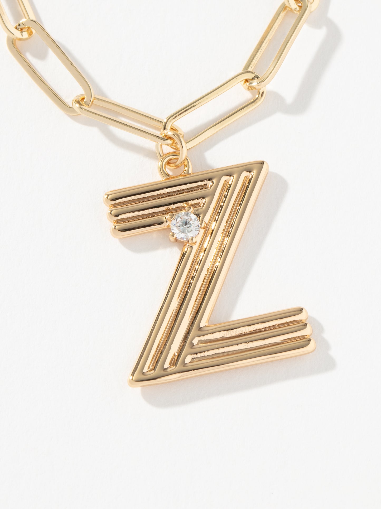 Muse Initial Layered Necklace | Gold Z | Product Image | Uncommon James