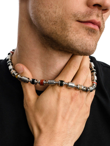 ["Pete Crow-Armstrong Men's Stone Beaded Chain"]