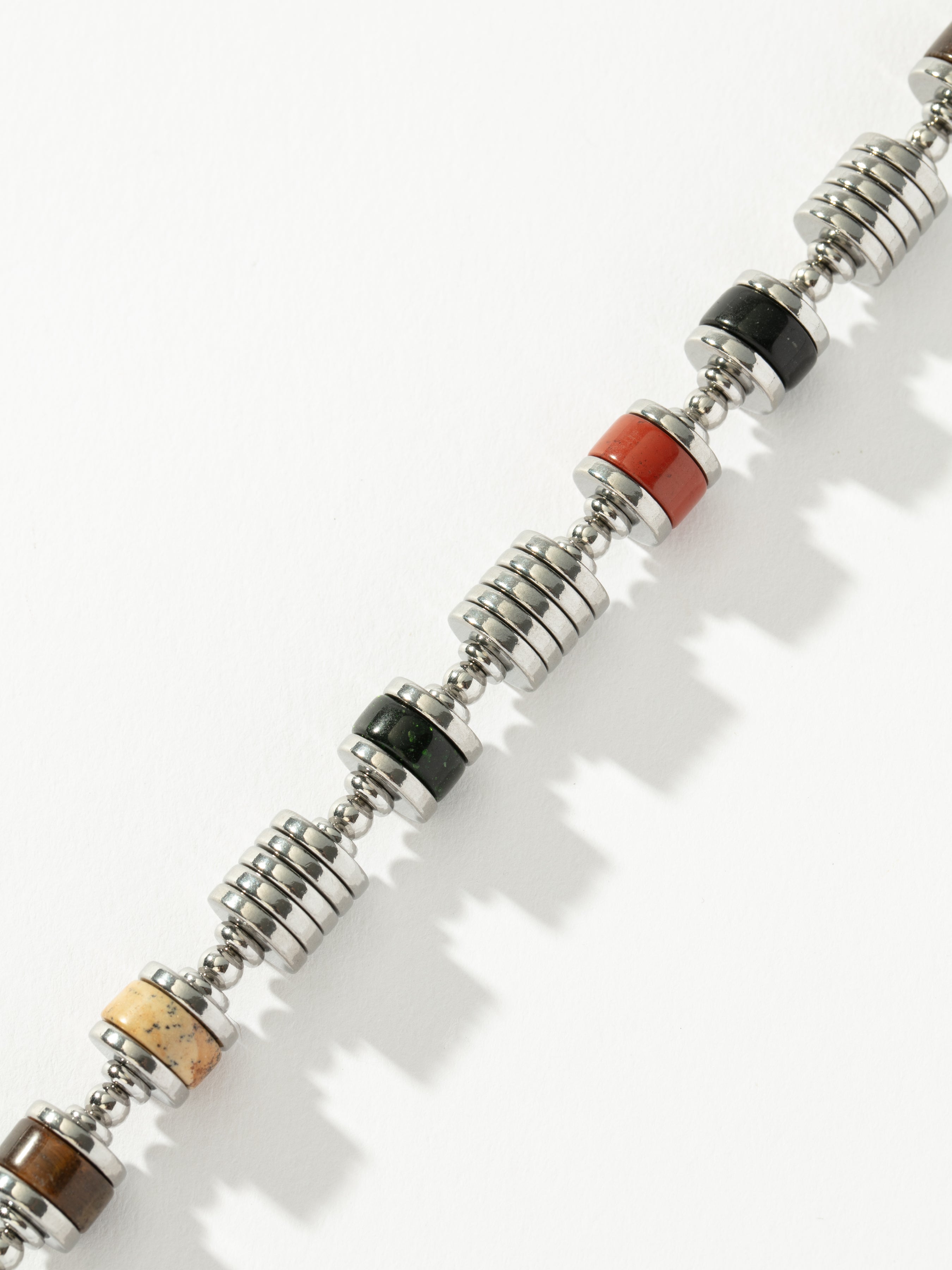 Pete Crow-Armstrong Men's Stone Beaded Chain Necklace | Uncommon James