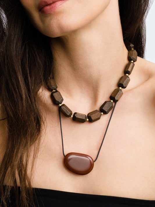 Sunkissed Stone Necklace Stack | Product Image | Uncommon James