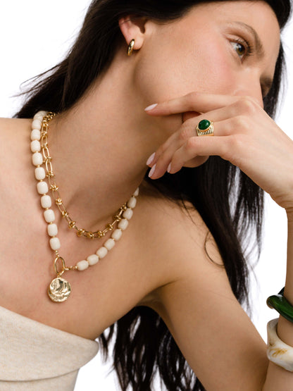 ["Soft Serve Beaded Necklace"]