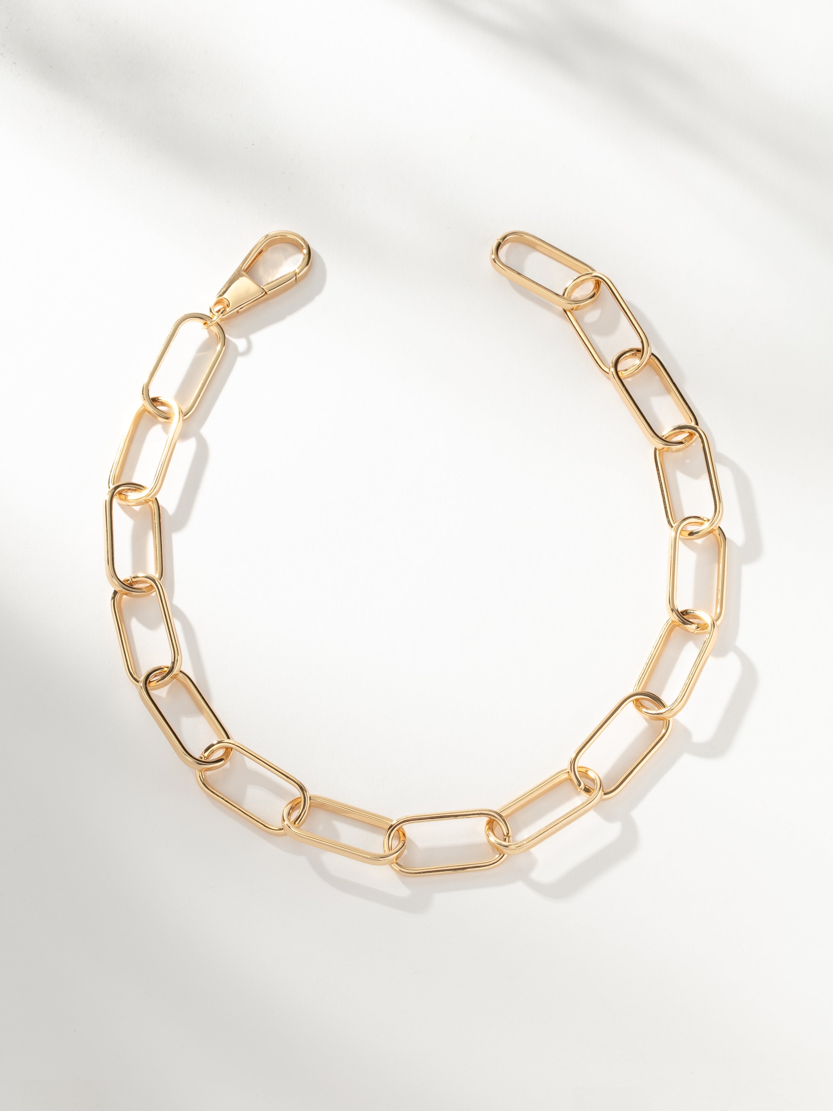 Statement Paperclip Chain Necklace in Gold | Uncommon James