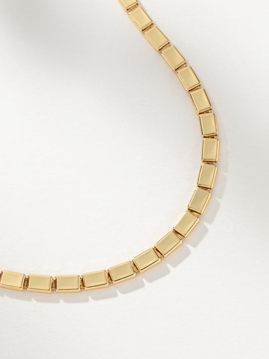 Wanderlust Necklace | Gold | Model Image | Uncommon James