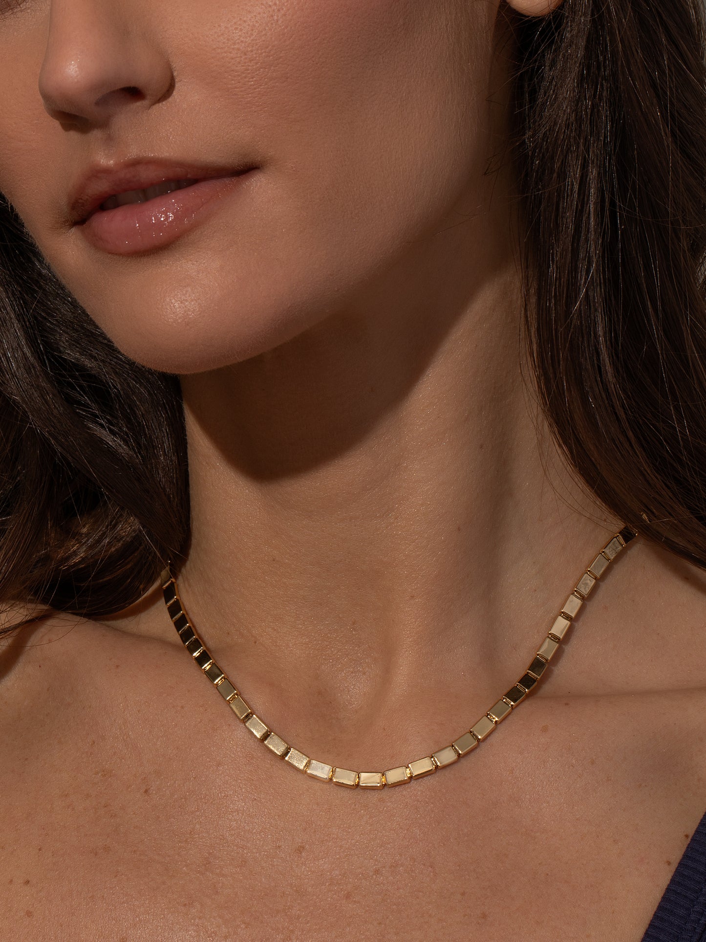 Wanderlust Necklace | Gold | Model Image | Uncommon James
