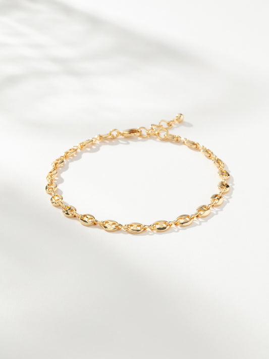 Puffed Mariner Chain Anklet