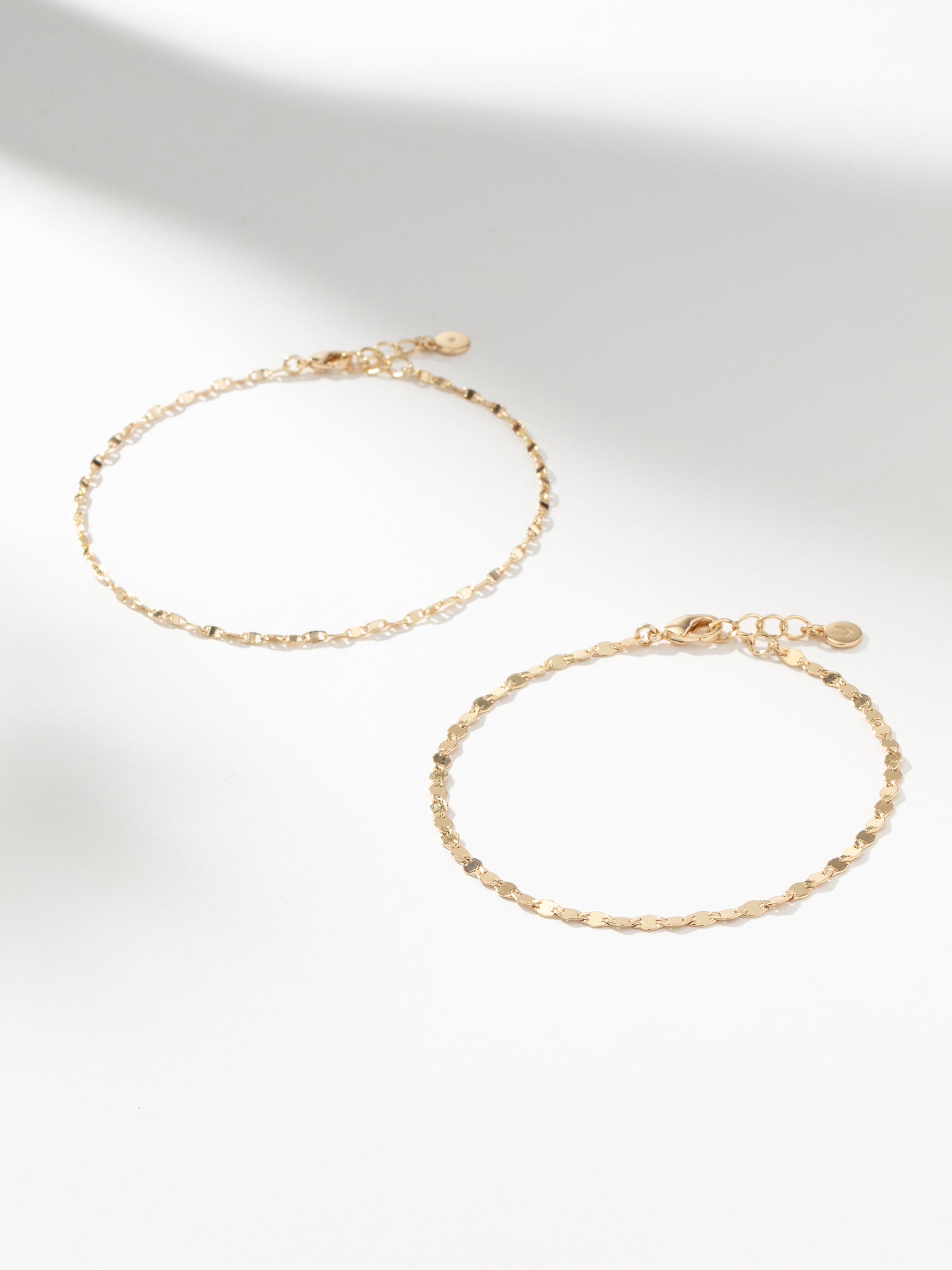 Mia Chain Anklet (Set of 2)