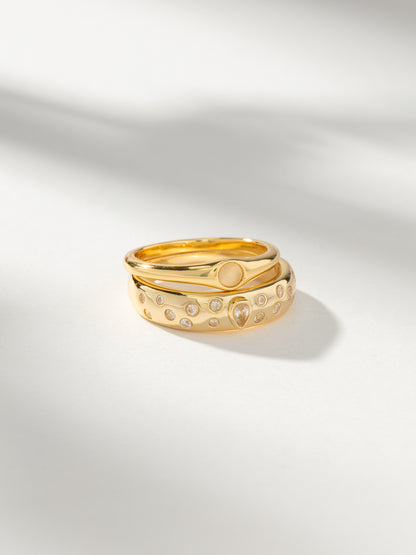 ["Aqua Ring Stack (Set of 2) ", " Gold ", " Product Image ", " Uncommon James"]