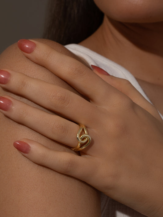 Forever Knot Ring | Gold | Product Image | Uncommon James