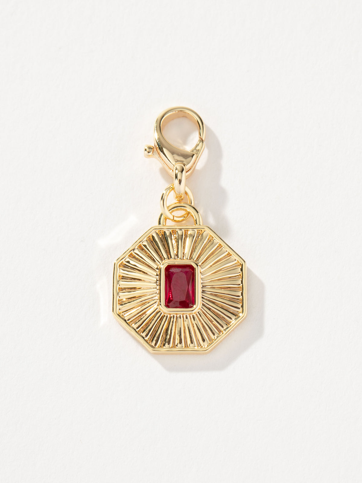Birthstone Charm | Gold January | Product Detail Image | Uncommon James