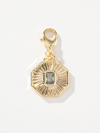 ["Birthstone Charm ", " Gold March ", " Product Detail Image ", " Uncommon James"]