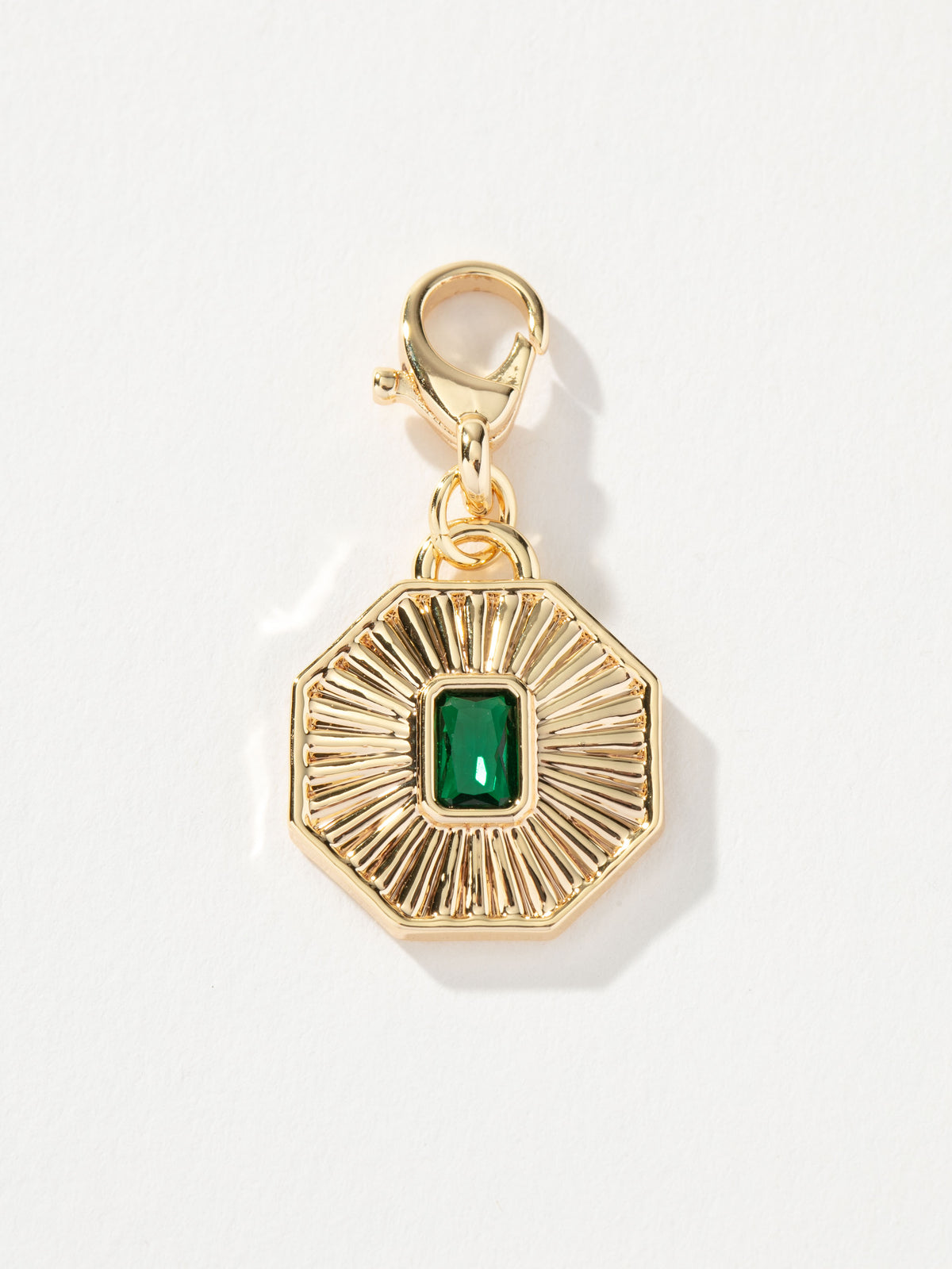 Birthstone Charm | Gold May | Product Detail Image | Uncommon James