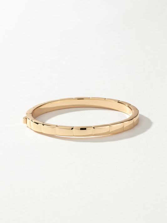 Path Ribbed Bangle Bracelet