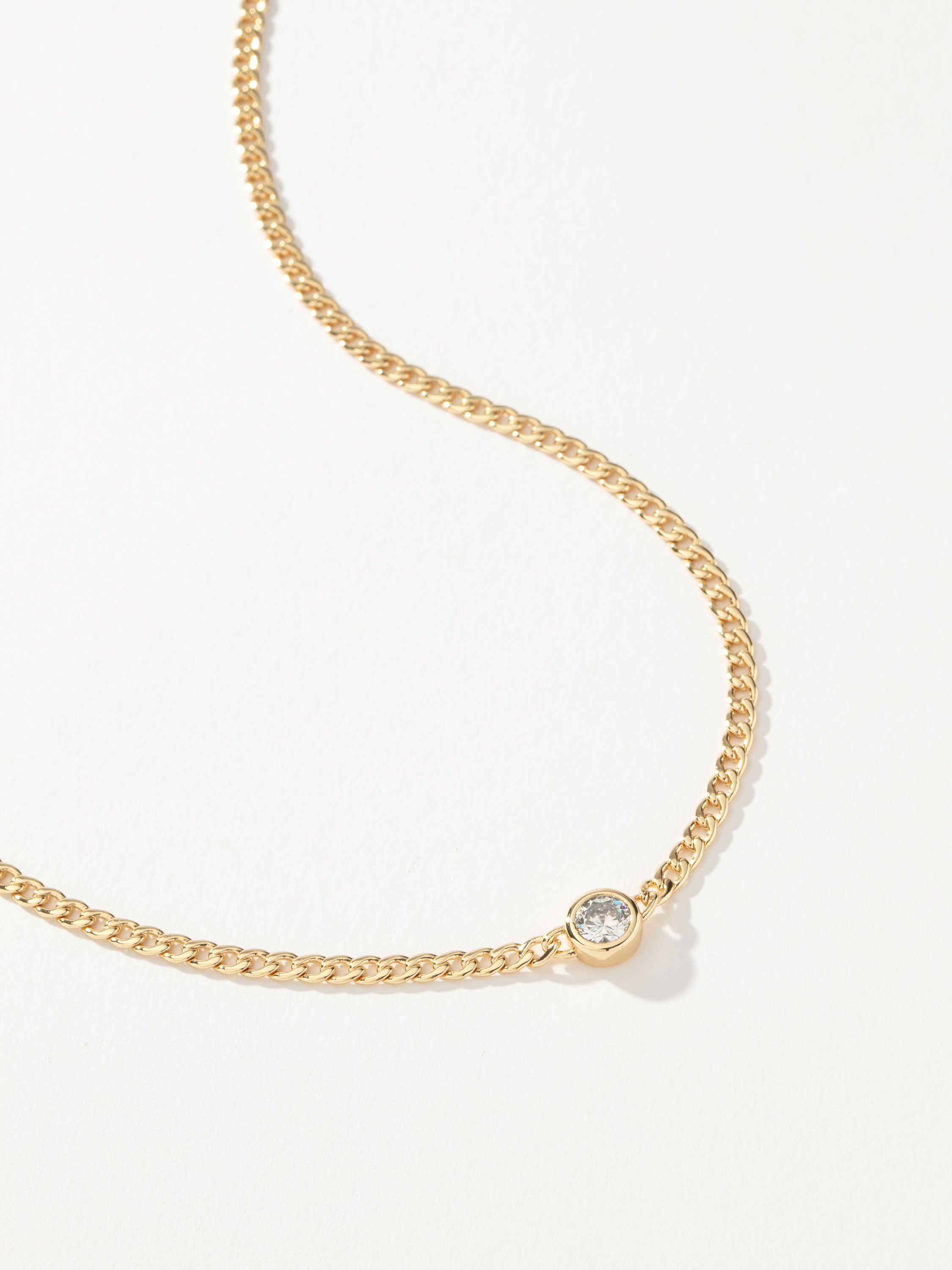 Desire Gem and Chain Necklace
