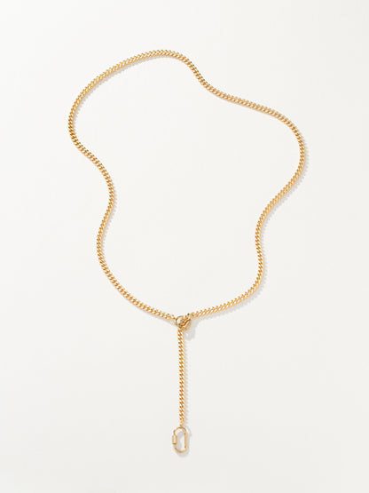 Open Air Chain Lariat Necklace