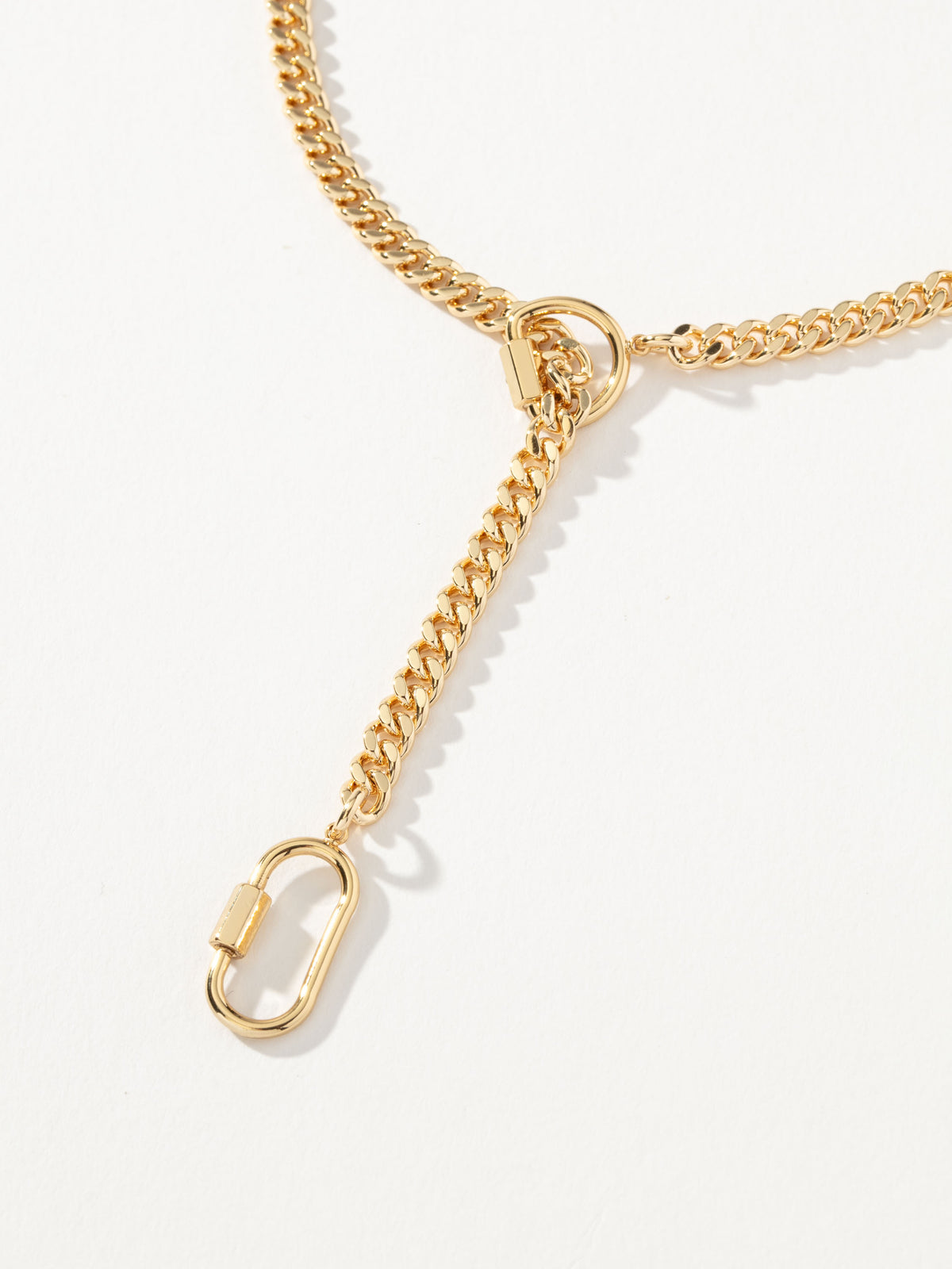 Open Air Chain Lariat Necklace
