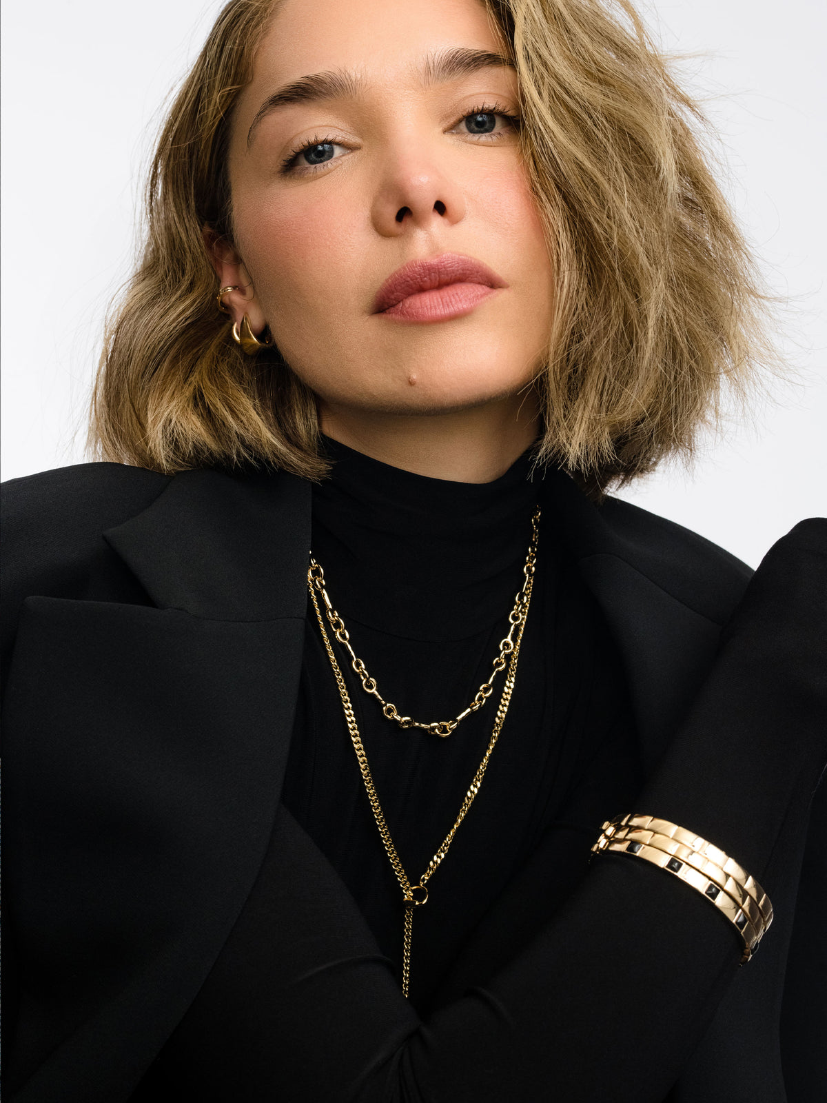 Open Air Chain Lariat Necklace