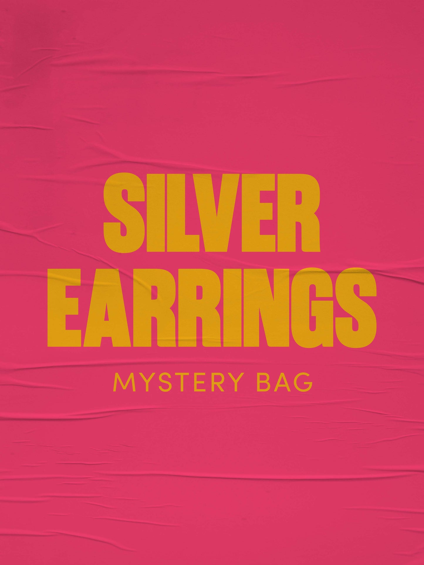 Silver Earrings Mystery Bag