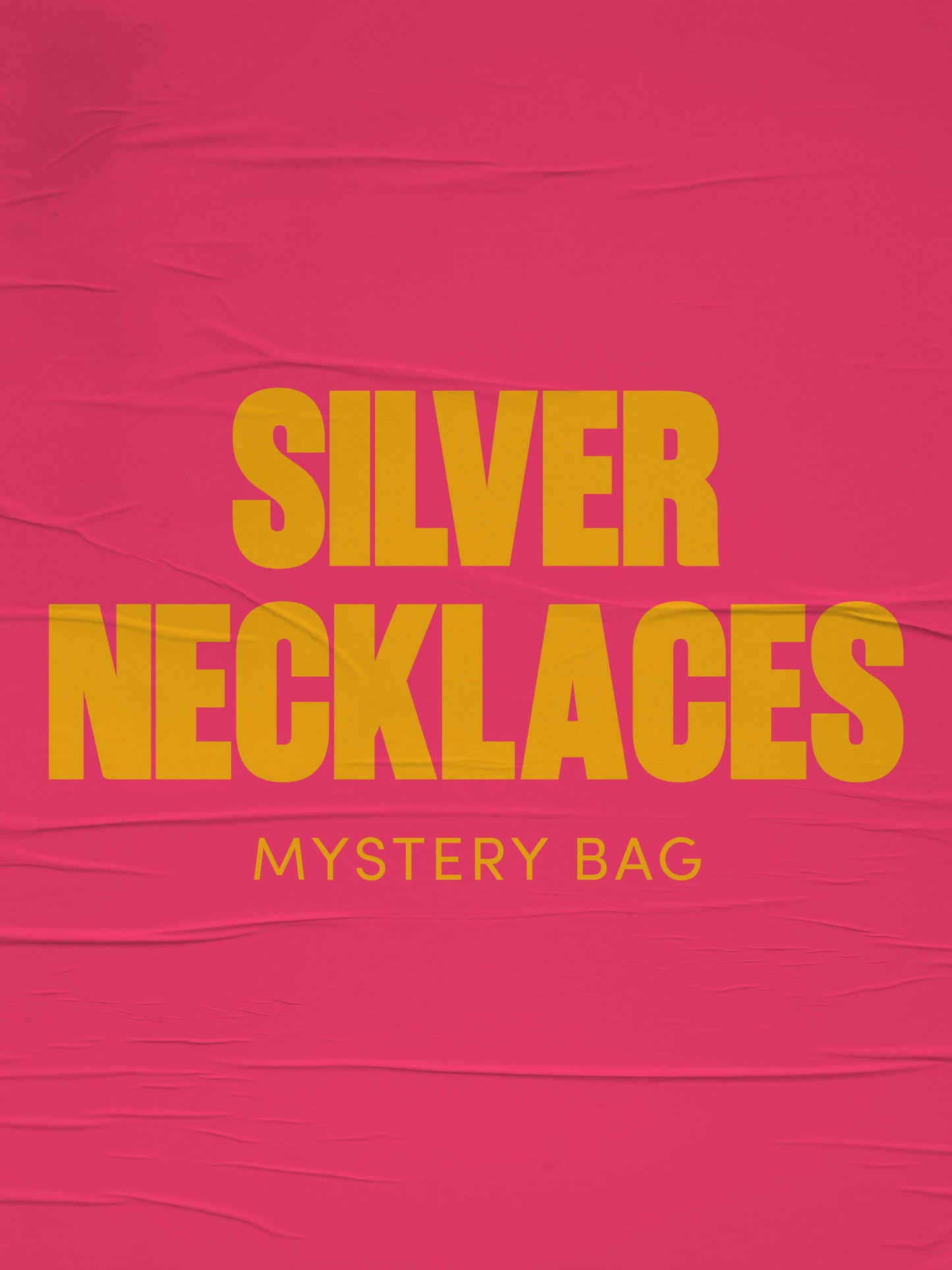 Silver Necklaces Mystery Bag