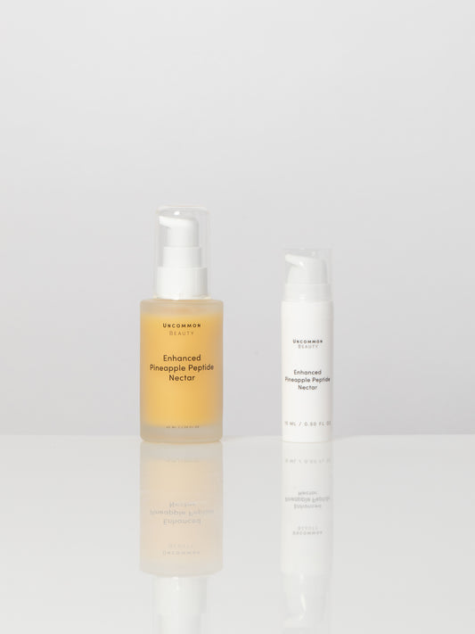 Enhanced Pineapple Peptide Nectar | Full Size / 1.35 fl oz Travel / .50 fl oz | Group Image | Uncommon Beauty
