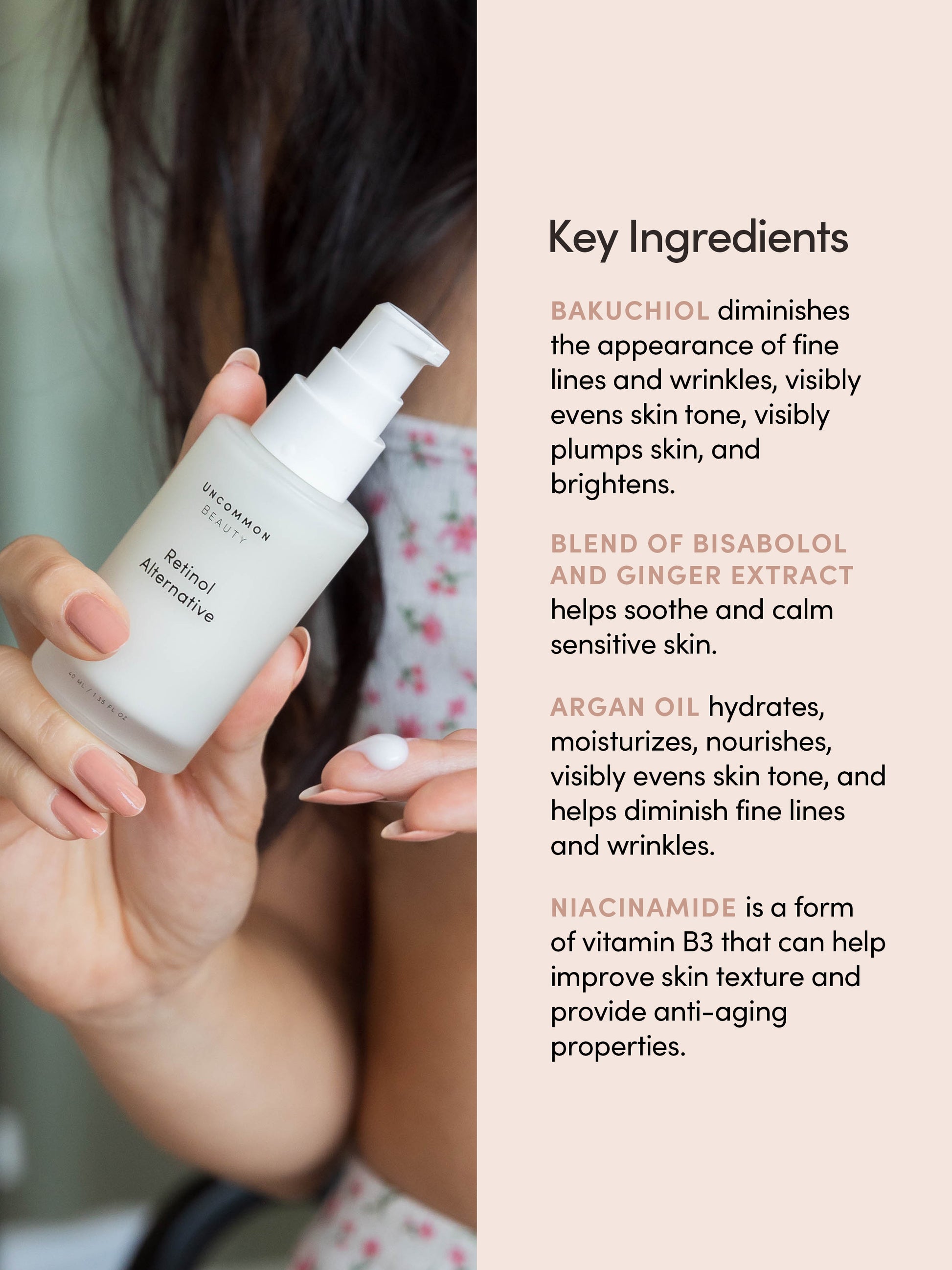 Anti-Aging Skincare Essentials Duo | Informational Image | Uncommon Beauty