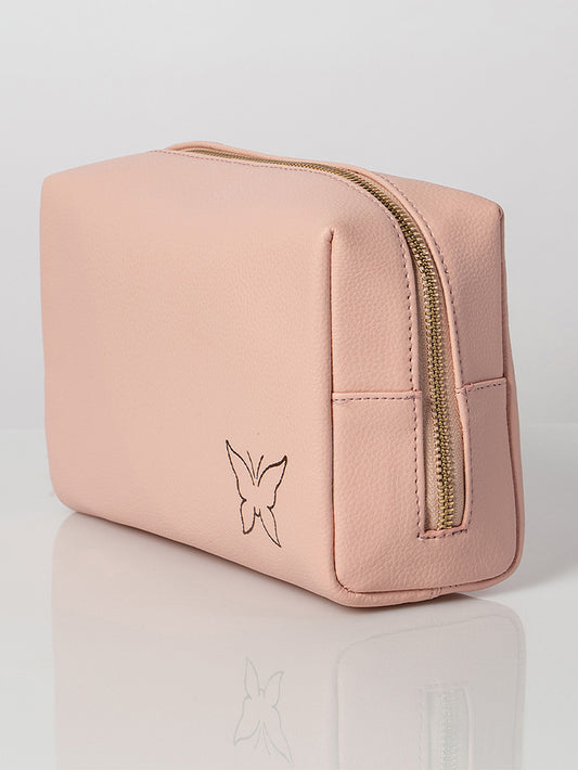 Vegan Leather Travel Bag | Pink | Product Detail Image 2 | Uncommon Beauty