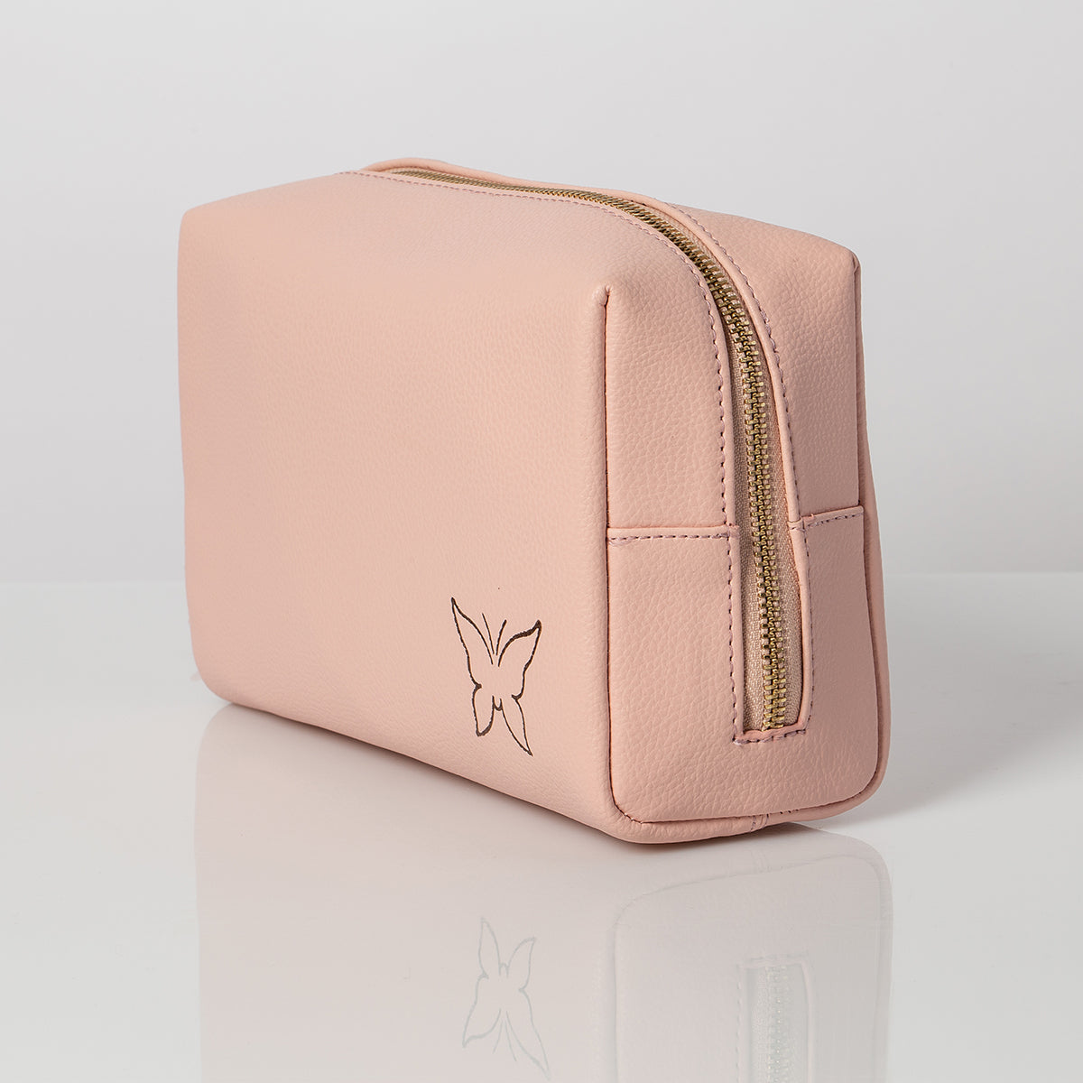 Vegan Leather Travel Bag | Pink | Product Detail Image 2 | Uncommon James Home
