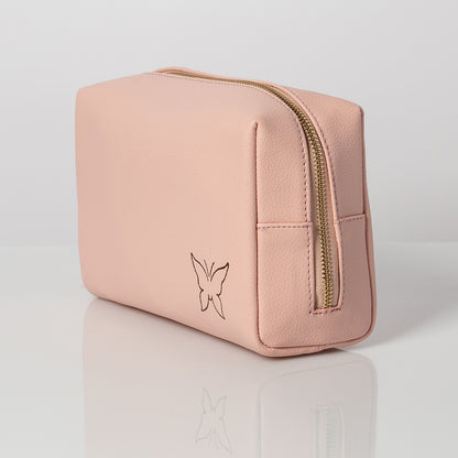 ["Vegan Leather Travel Bag ", " Pink ", " Product Detail Image 2 ", " Uncommon James Home"]