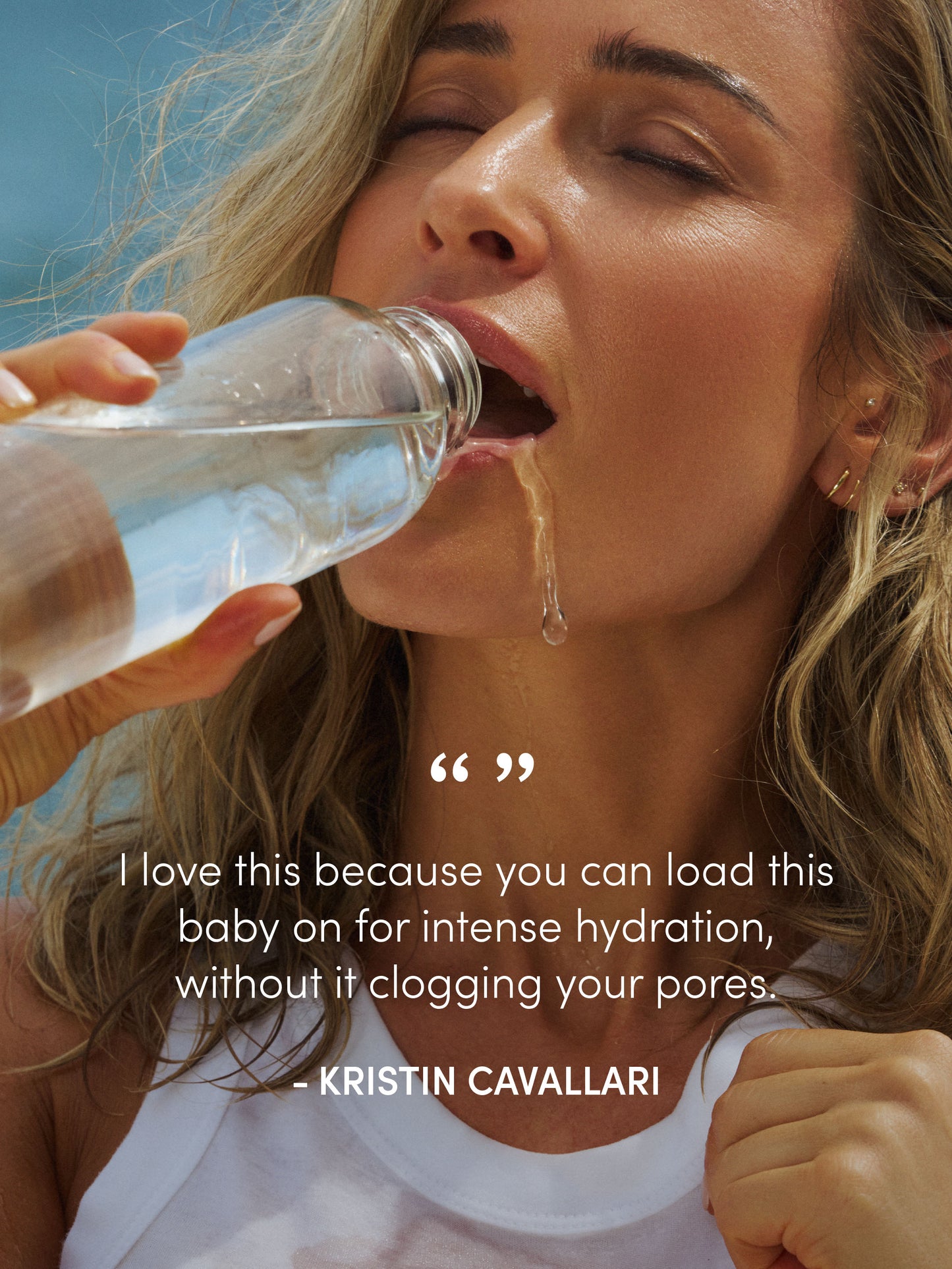 Enhanced Daily Water Cream | Full Size / 1.76 fl oz | Kristin Image | Uncommon Beauty | "I love this because you can load this baby on for intense hydration, without clogging your pores." - Kristin Cavallari