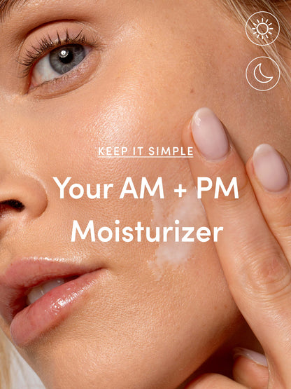 ["Enhanced Daily Water Cream ", " Full Size / 1.76 fl oz ", " Model Image ", " Uncommon Beauty ", " Keep it simple ", " Your AM + PM Moisturize"]