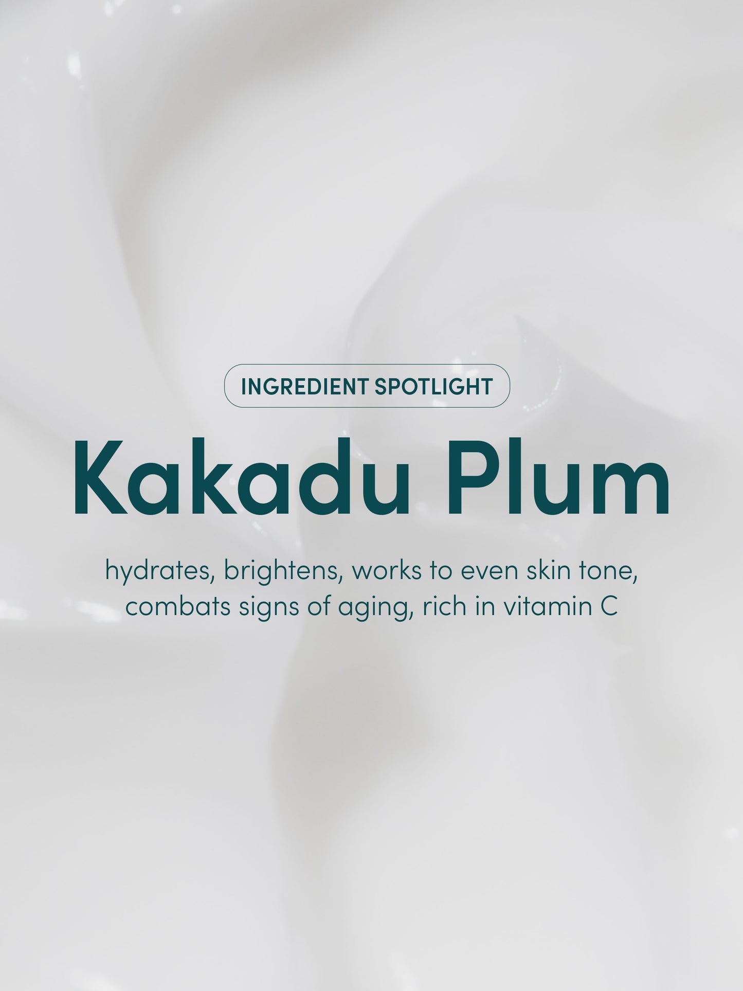 Enhanced Daily Water Cream | Full Size / 1.76 fl oz | Ingredient Spotlight Image | Uncommon Beauty | Ingredient Spotlight: Kakadu Plum | Hydrates, brightens, works to even skin tone, combats signs of aging, rich in vitamin C