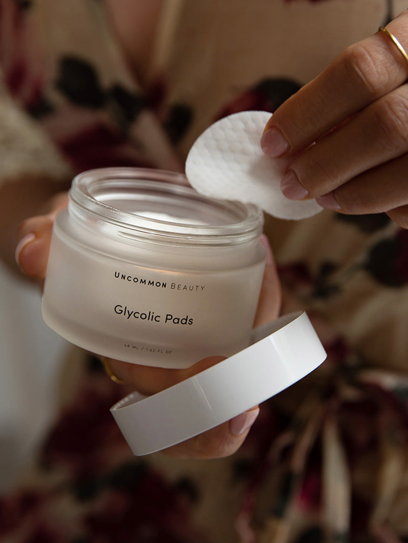 Glycolic Pads | Product Detail Image | Uncommon Beauty