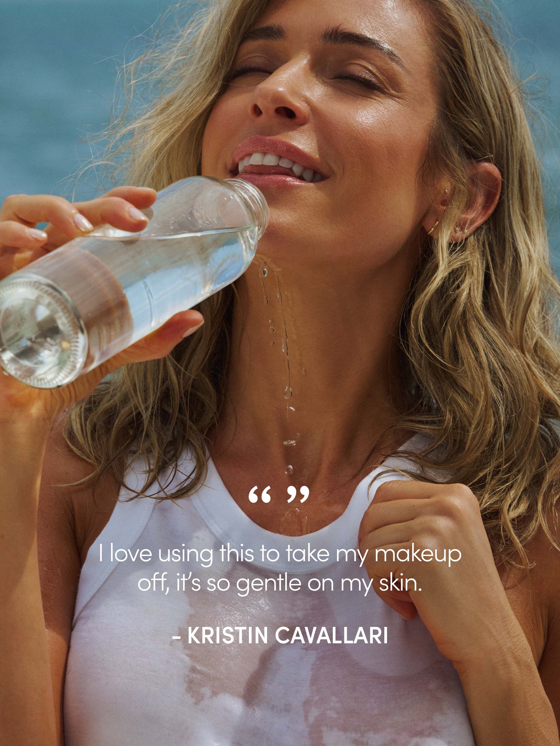 Micellar Water | Full Size / 13.52 fl oz | Kristin Image | Uncommon Beauty | "I love using this to take my makeup off, it's so gentle on my skin." - Kristin Cavallari