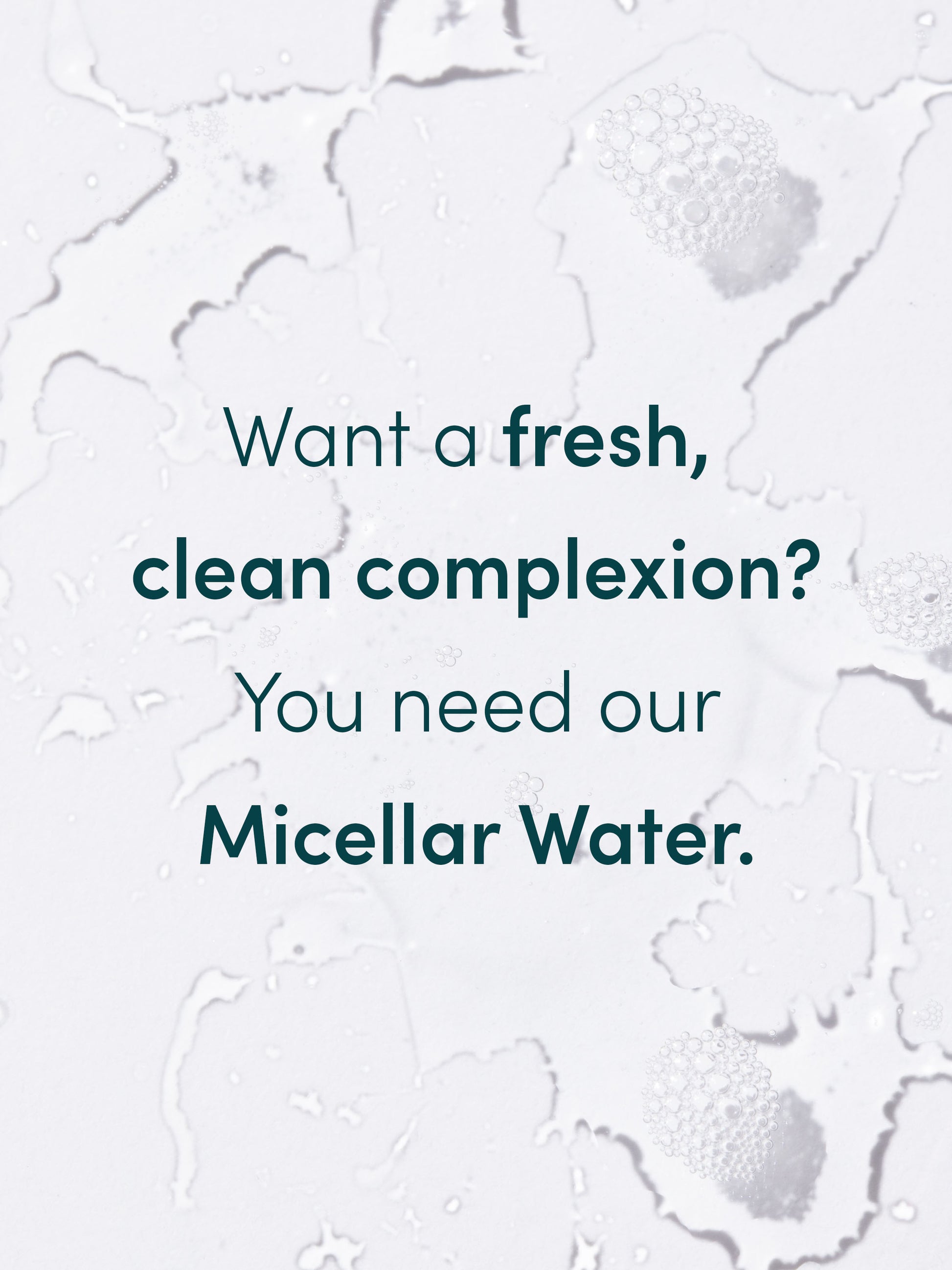 Micellar Water | Full Size / 13.52 fl oz | Product Image | Uncommon Beauty | Want a fresh, clean complexion? You need our Micellar Water