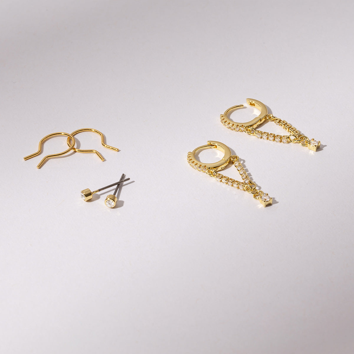 The Best Earring Set | Gold | Product Image | Uncommon James