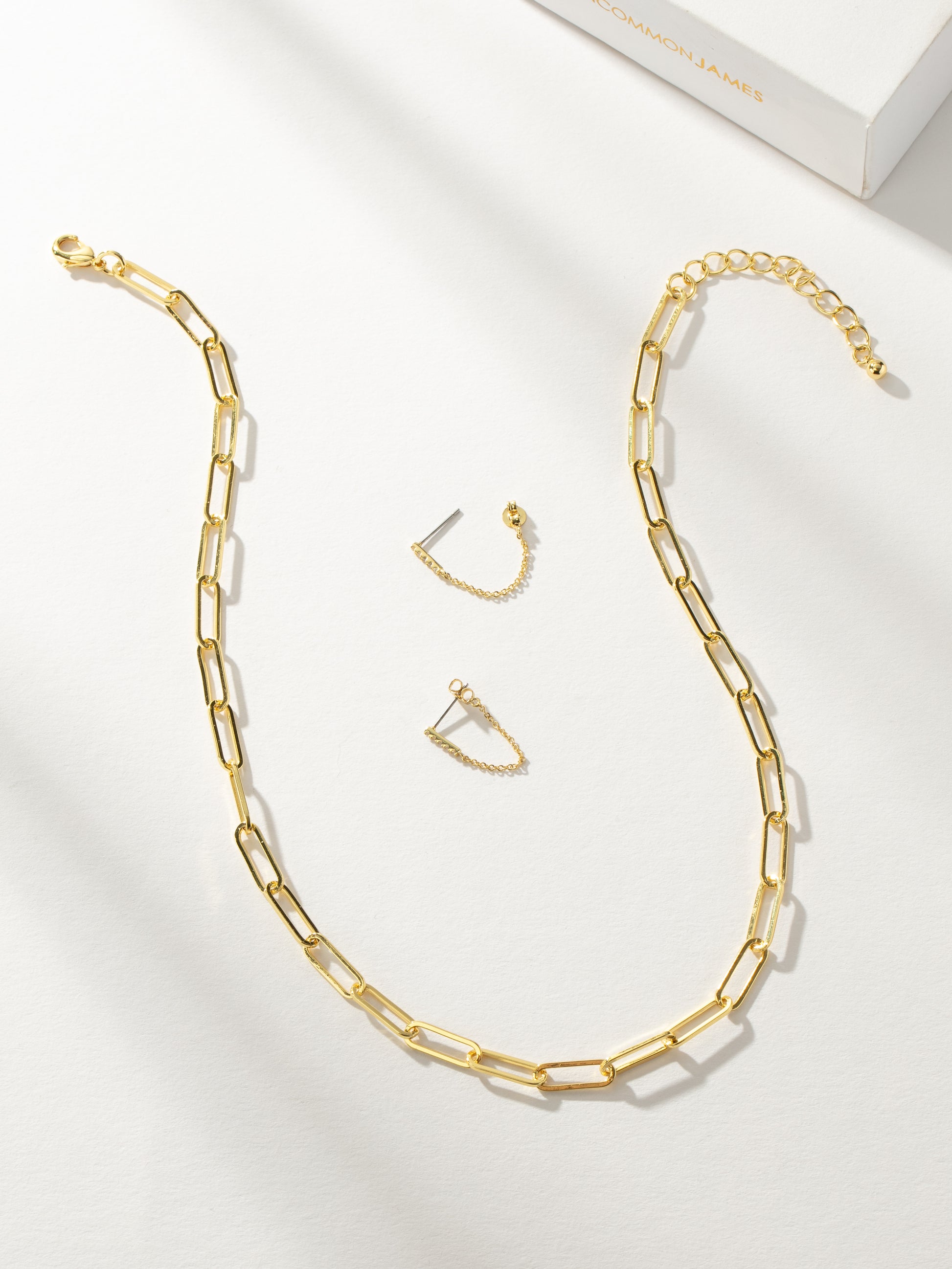 Chains All Day Gold Jewelry Set | Product Image | Uncommon James