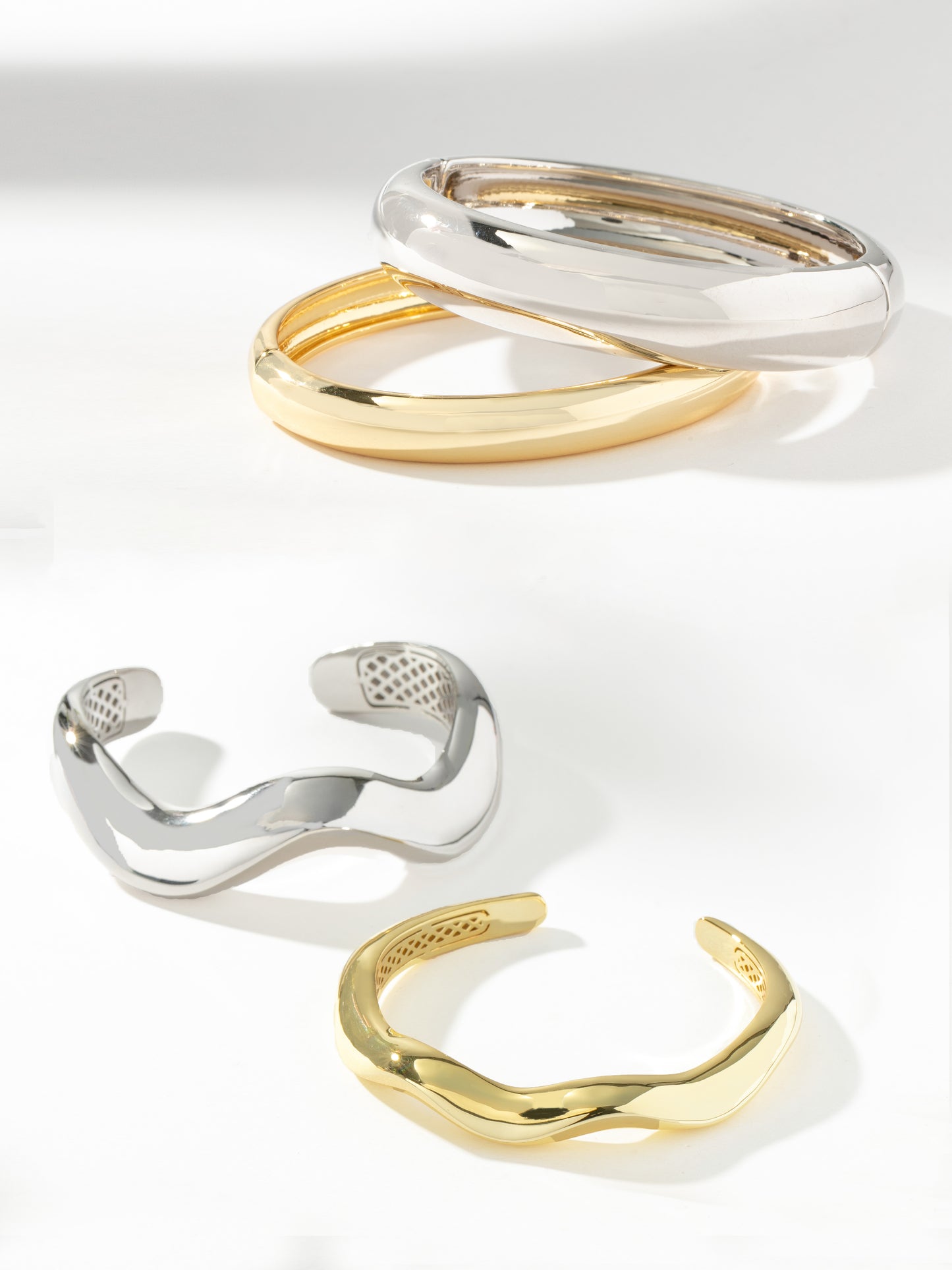 Chic Mixed Metal Bracelet Stack | Mixed | Product Images | Uncommon James