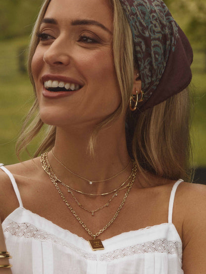 ["Double the Hoops Earring Set ", " Gold ", " Campaign Image ", " Uncommon James"]