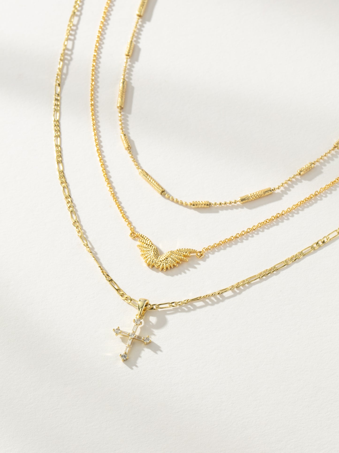Sent From Above Necklace Stack | Gold | Product Image | Uncommon James