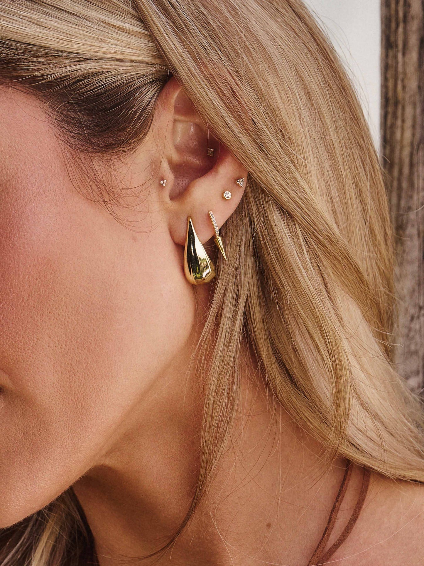 Impeccable Taste Earring Set | Gold | Campaign Image | Uncommon James