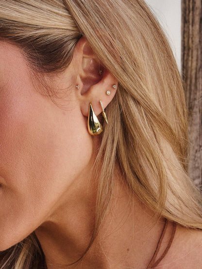 ["Impeccable Taste Earring Set ", " Gold ", " Campaign Image ", " Uncommon James"]