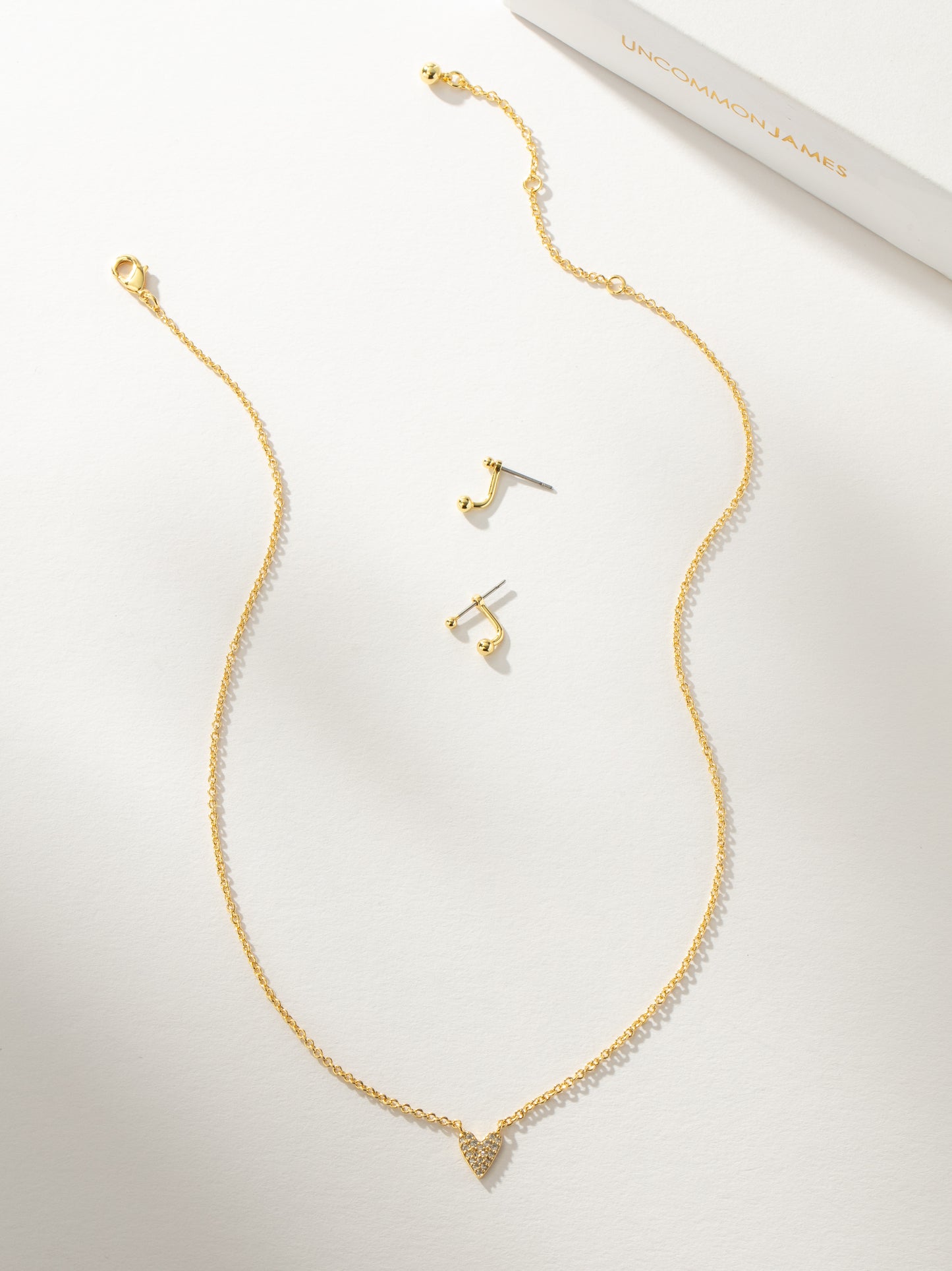 Love You Forever Gold Jewelry Set | Product Image | Uncommon James