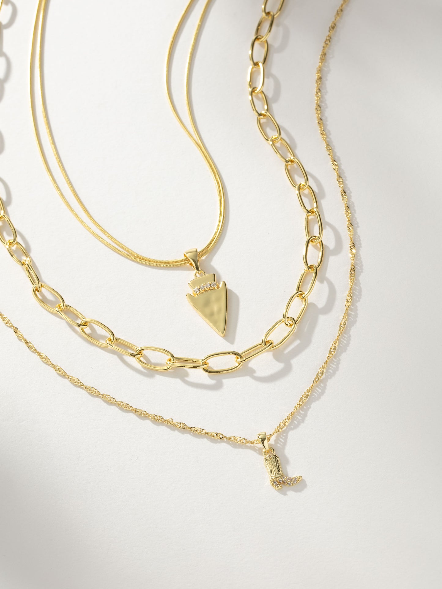 Out West Necklace Stack | Gold | Product Image | Uncommon James