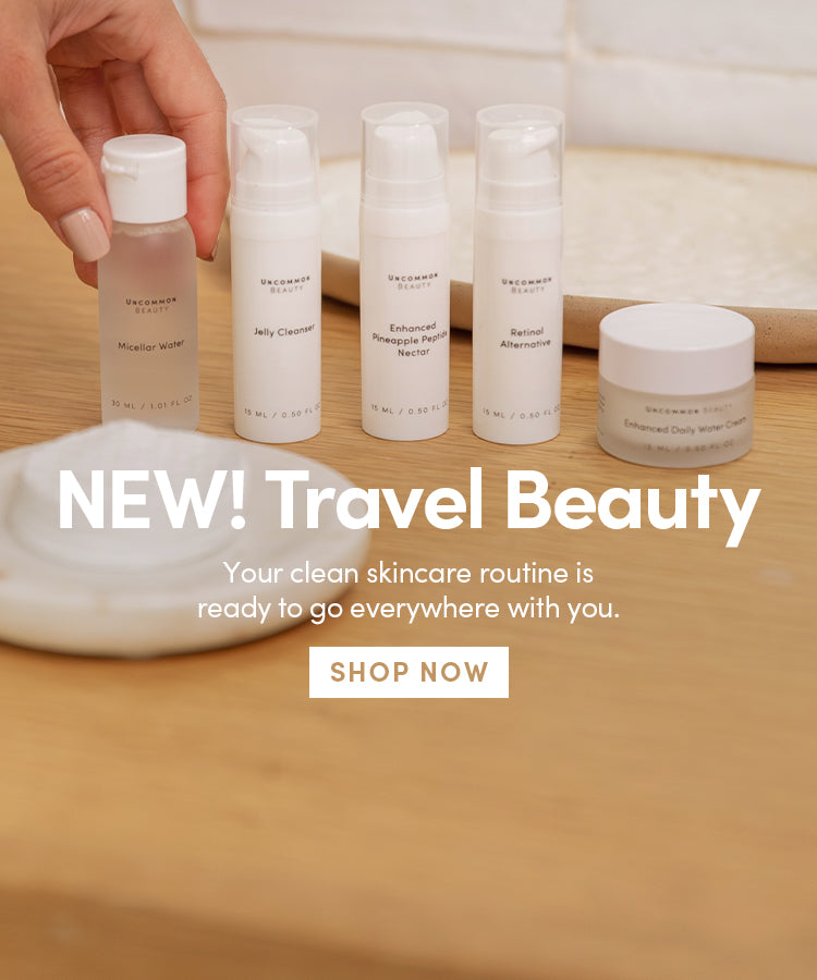 NEW! Travel Beauty | Your clean skincare routine is ready to go everywhere with you. | Shop Now