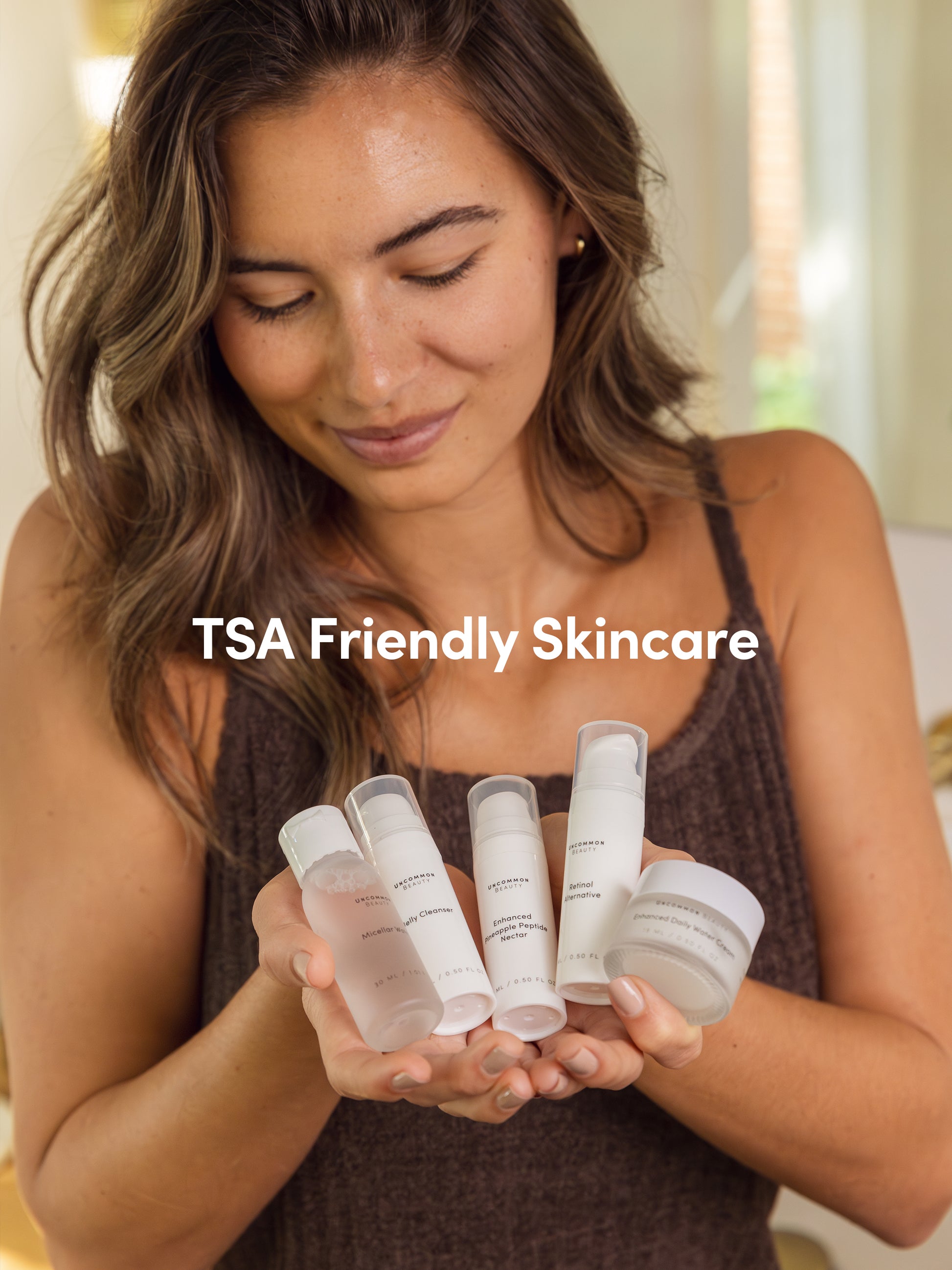 Daily Skincare Travel Set |TSA Image | Uncommon Beauty