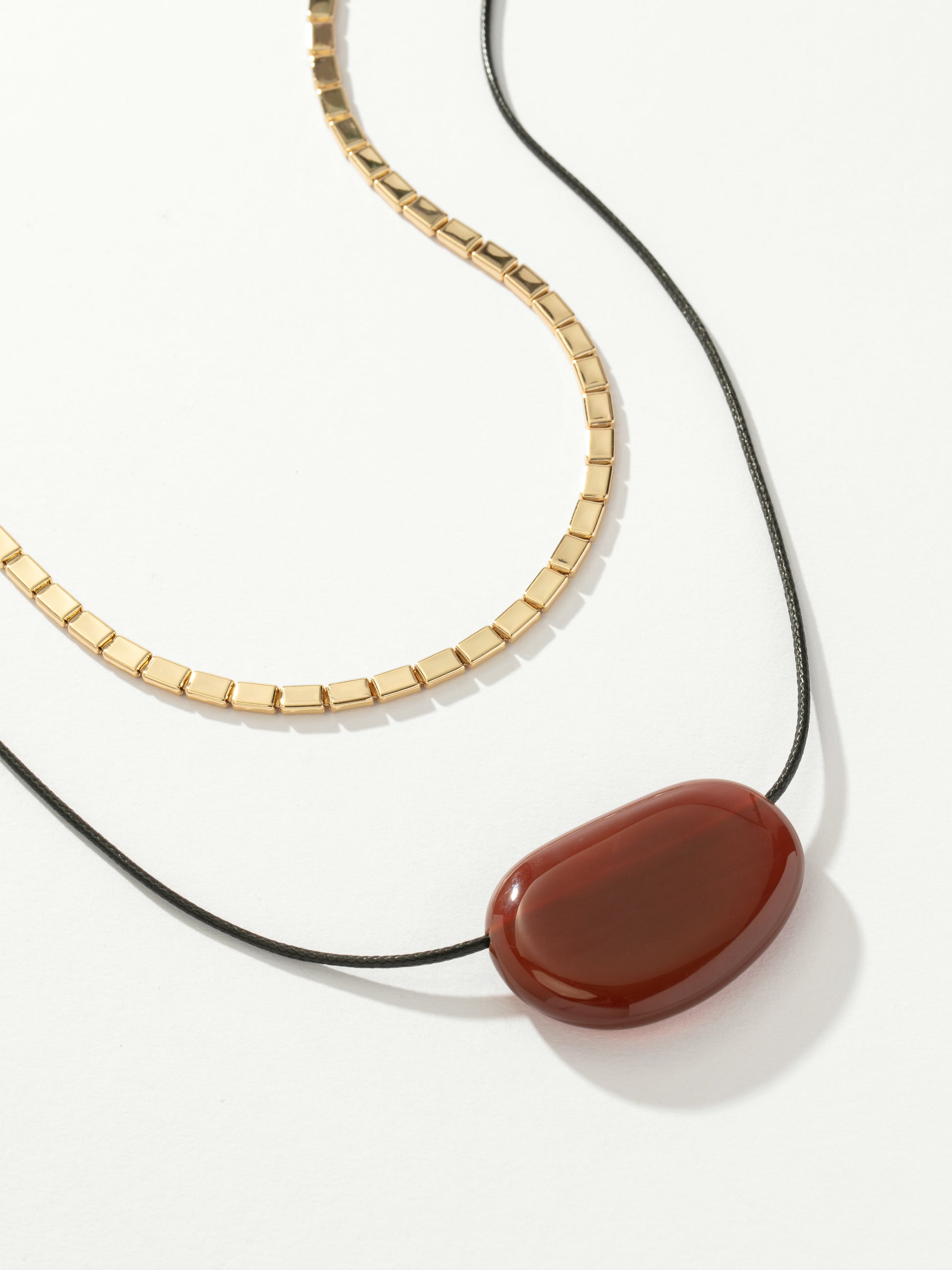 Sunkissed Stone Necklace Stack | Product Image | Uncommon James