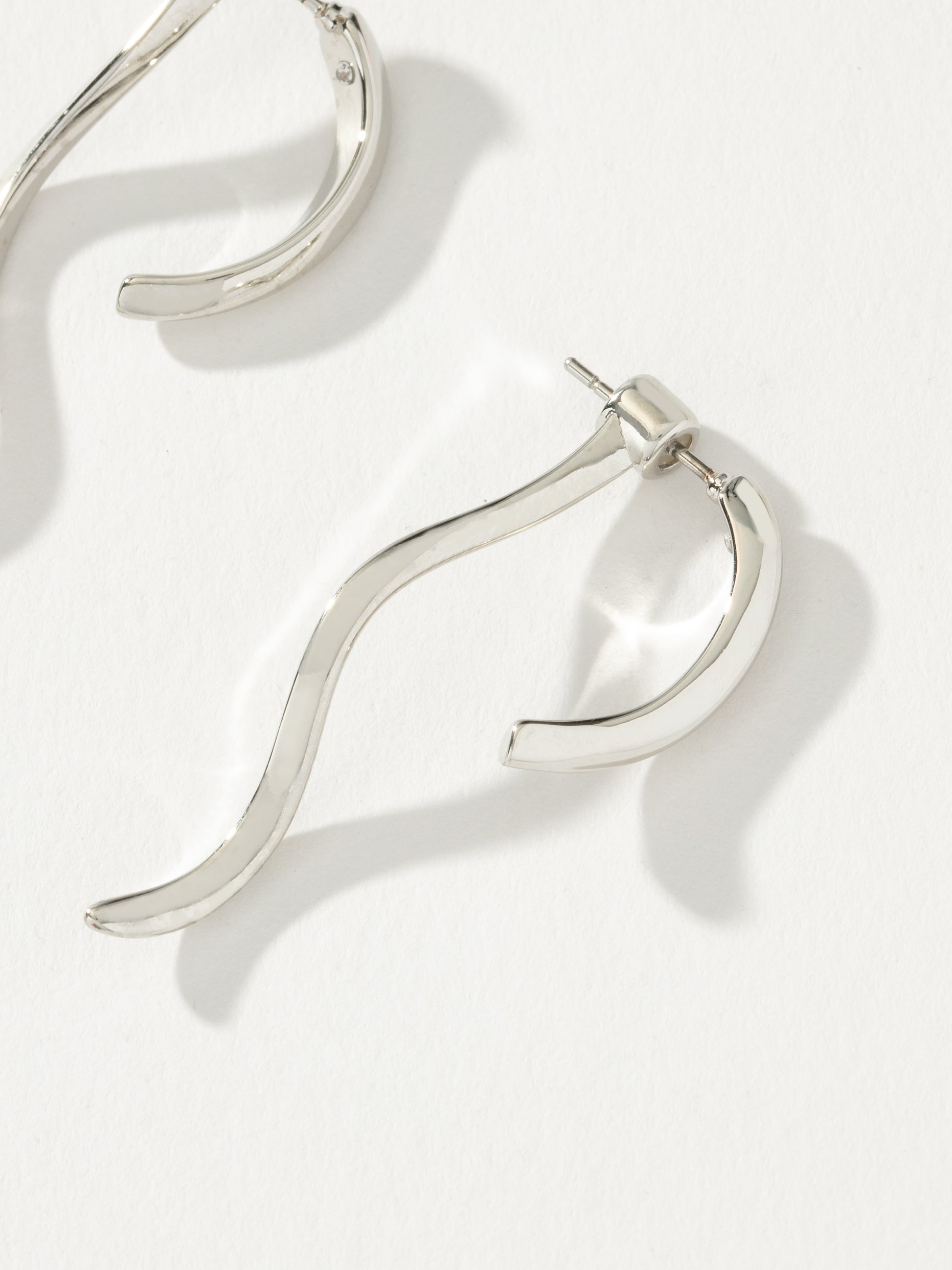 Wonderwall Ear Jacket | Silver | Product Image | Uncommon James