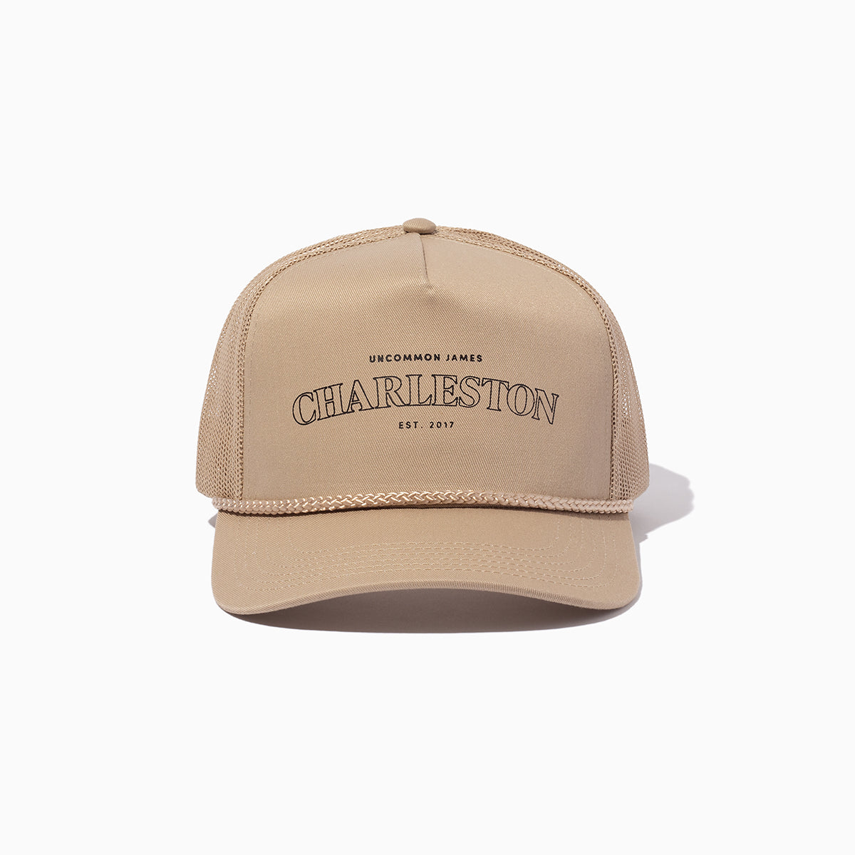 Charleston Trucker Hat | Beige | Product Image | Uncommon Lifestyle