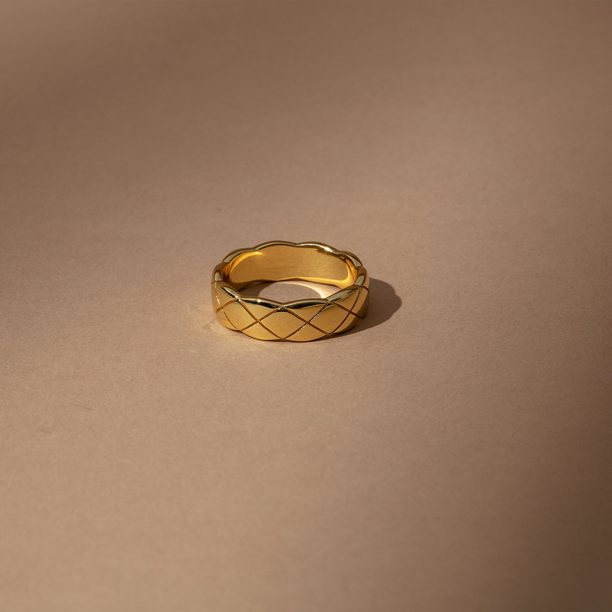 Criss Cross Vermeil Ring | Gold Vermeil | Product Image | Uncommon James